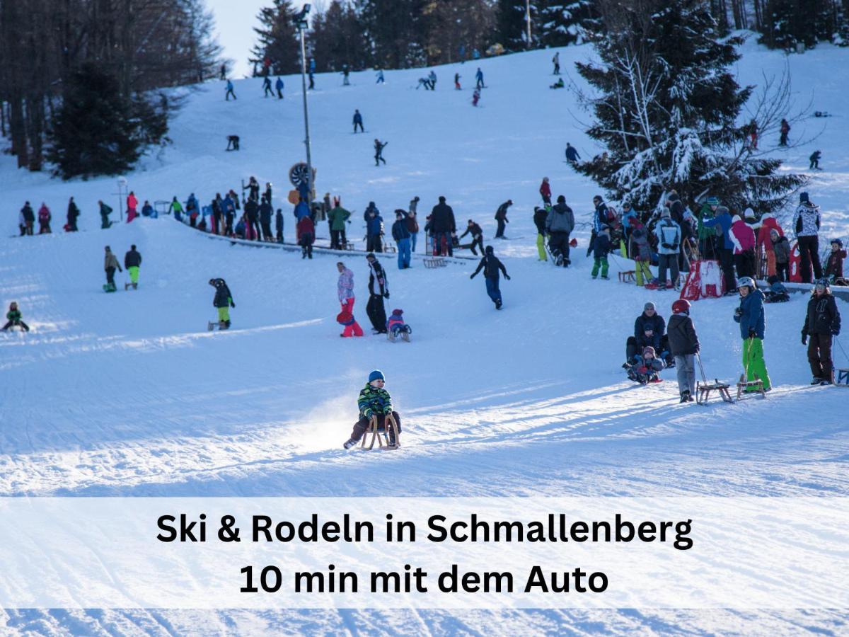 Ferienhaus Grimme - 350M2, 18 Betten - Mit Indoorspielplatz, Pool, Grosser Terrasse, Grill, Sauna, Kicker, Dart, Uvm - Ideal Fuer Familien Schmallenberg Exteriör bild